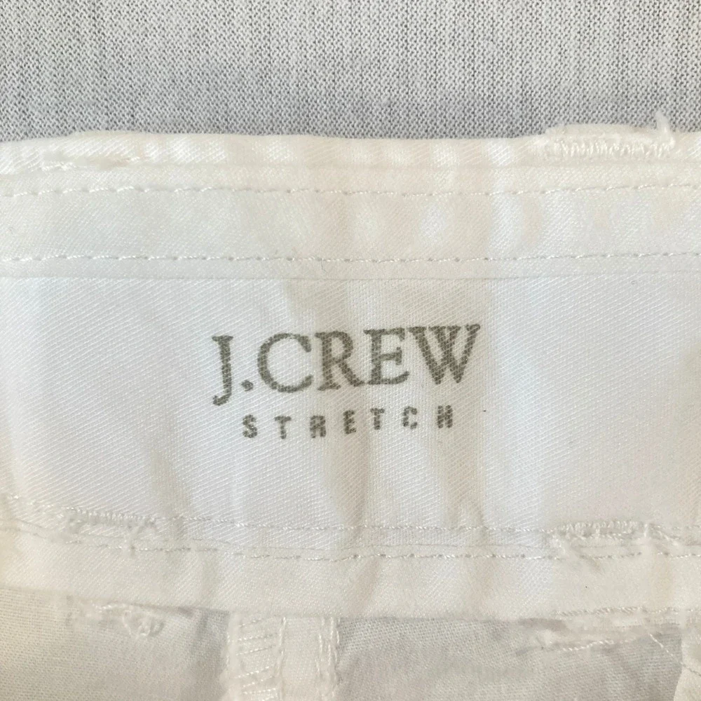 J Crew Chino Shorts Womens 12 Stretch White 10.5